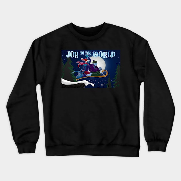 Joy To The World Crewneck Sweatshirt by Twogargs